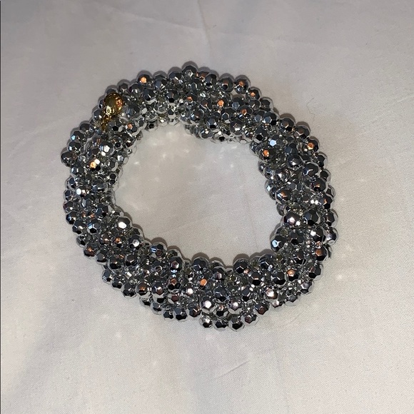 JCREW SILVER BEADED BRACELET - Picture 2 of 2